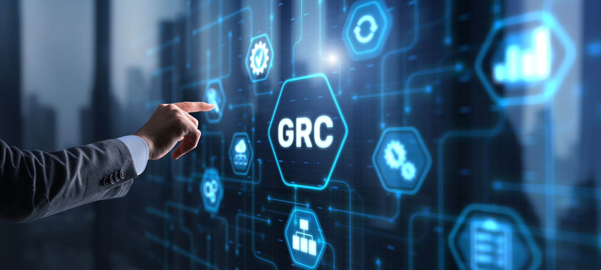 GRC Governance Risk and Compliance concept